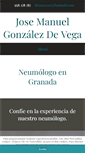 Mobile Screenshot of clinicadoctorgonzalezdevega.com